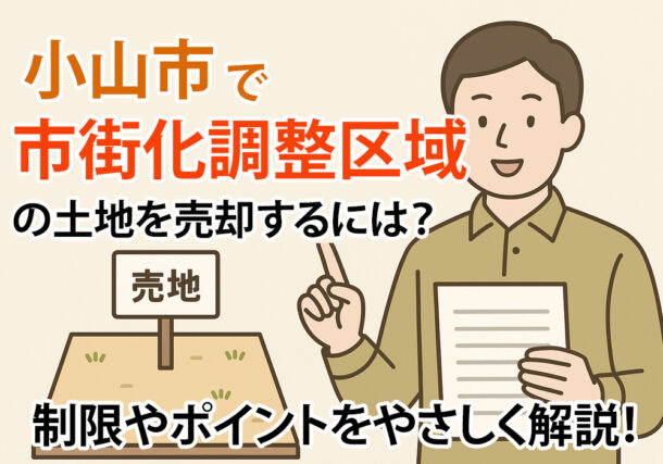 栃木県小山市で市街化調整区域の土地を売却するには？