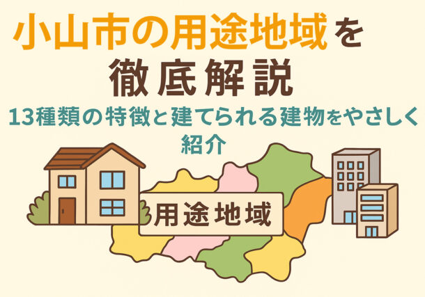 小山市や下野市の用途地域とは？不動産購入に役立つ