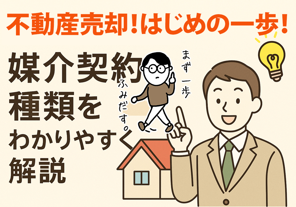 下野市、小山市で不動産売却する時の媒介契約