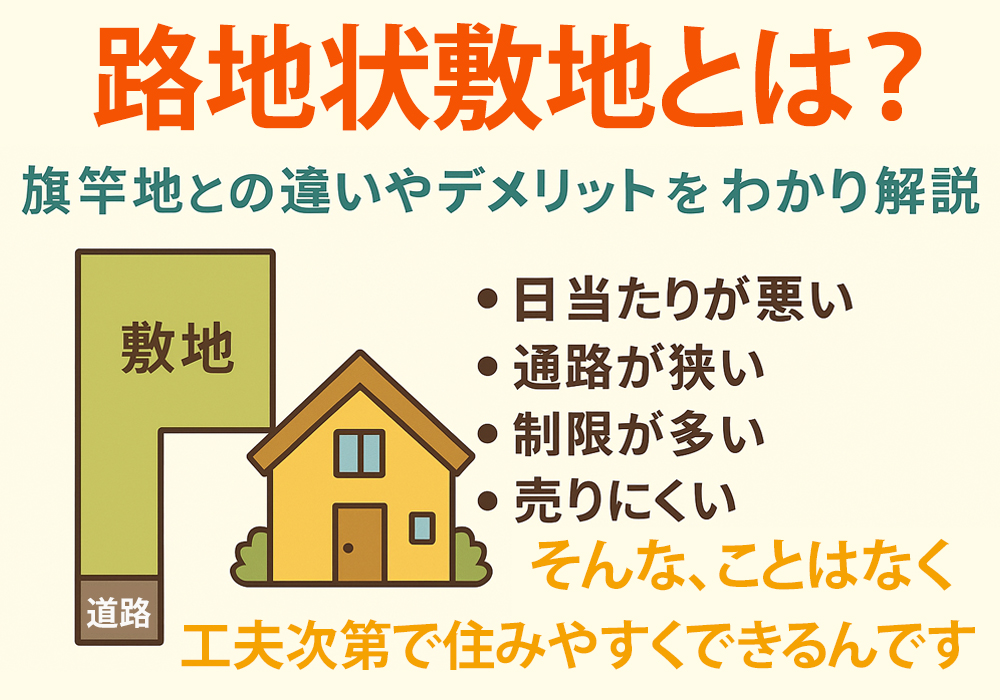 小山市・下野市で不動産の土地などの路地状敷地