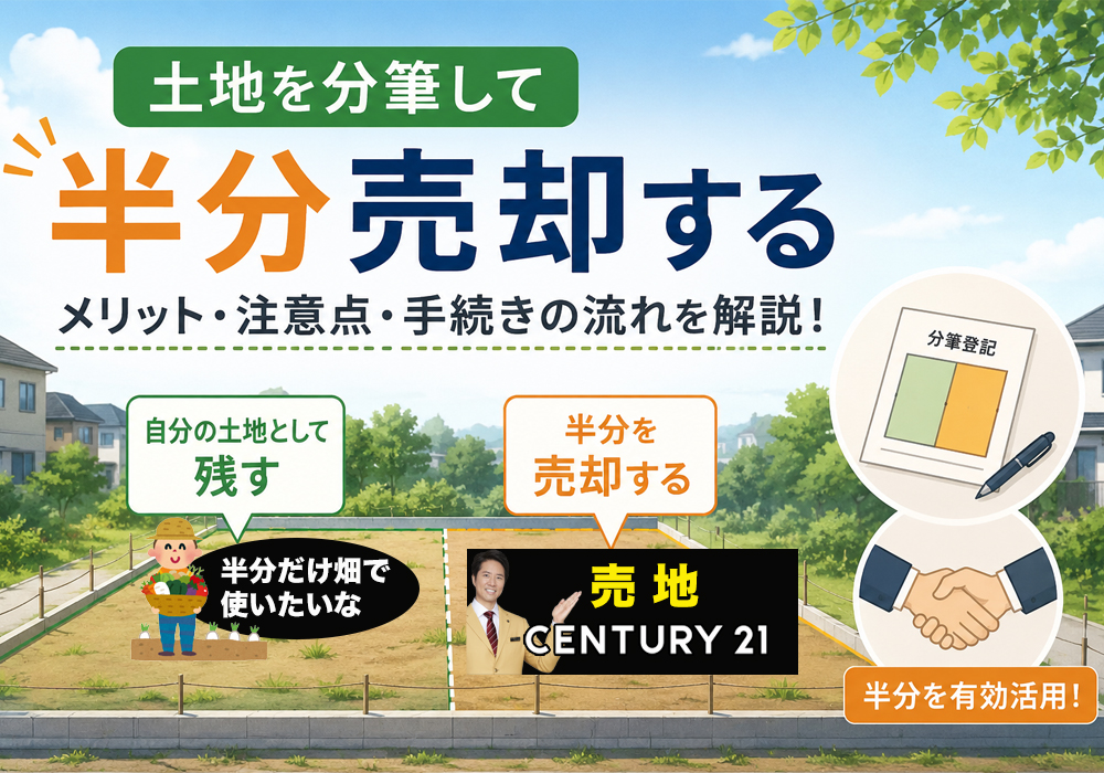 小山市で土地を分けて売却できるんです